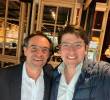 Federico Gutiérrez junto al senador Miguel Uribe Turbay. FOTO CORTESÍA