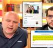 Miguel Quintero (izq.) recibía informes sobre los avances, por ejemplo esta notificación de Álvaro Villada (centro) de que ya estaba lista la contratación de Ana María Roldán. Abajo, un aparte de al declaración de Misael Cadavid donde habla del rol del hermano del entonces alcalde de Medellín. FOTOS: IMAGEN DE TRANSMISIÓN DE AUDIENCIA Y EXPEDIENTE