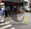 En este sector del centro de Medellín ocurrieron los disparos en contra de los dos presuntos delincuentes, quienes habrían hurtado a una persona que salía de una entidad bancaria. FOTO: JAIDER ESCOBAR BUITRAGO