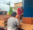 Las primeras 96 toneladas de materiales de construcción que envió la Gobernación de Antioquia a las zonas rurales y urbanas de los municipios de Caramanta, Hispania y Betania en el Suroeste antioqueño. Foto: Cortesía