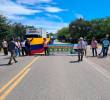 Ya hay bloqueos viales en 10 departamentos del país, por parte de los arroceros. FOTO cortesía