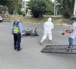 Fotografía de referencia de un accidente de tránsito en Medellín. Foto: Andrés Felipe Osorio García.