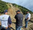 90.000 metros cúbicos de material se desprendieron de una montaña en Salgar. FOTO: Cortesía Gobernación