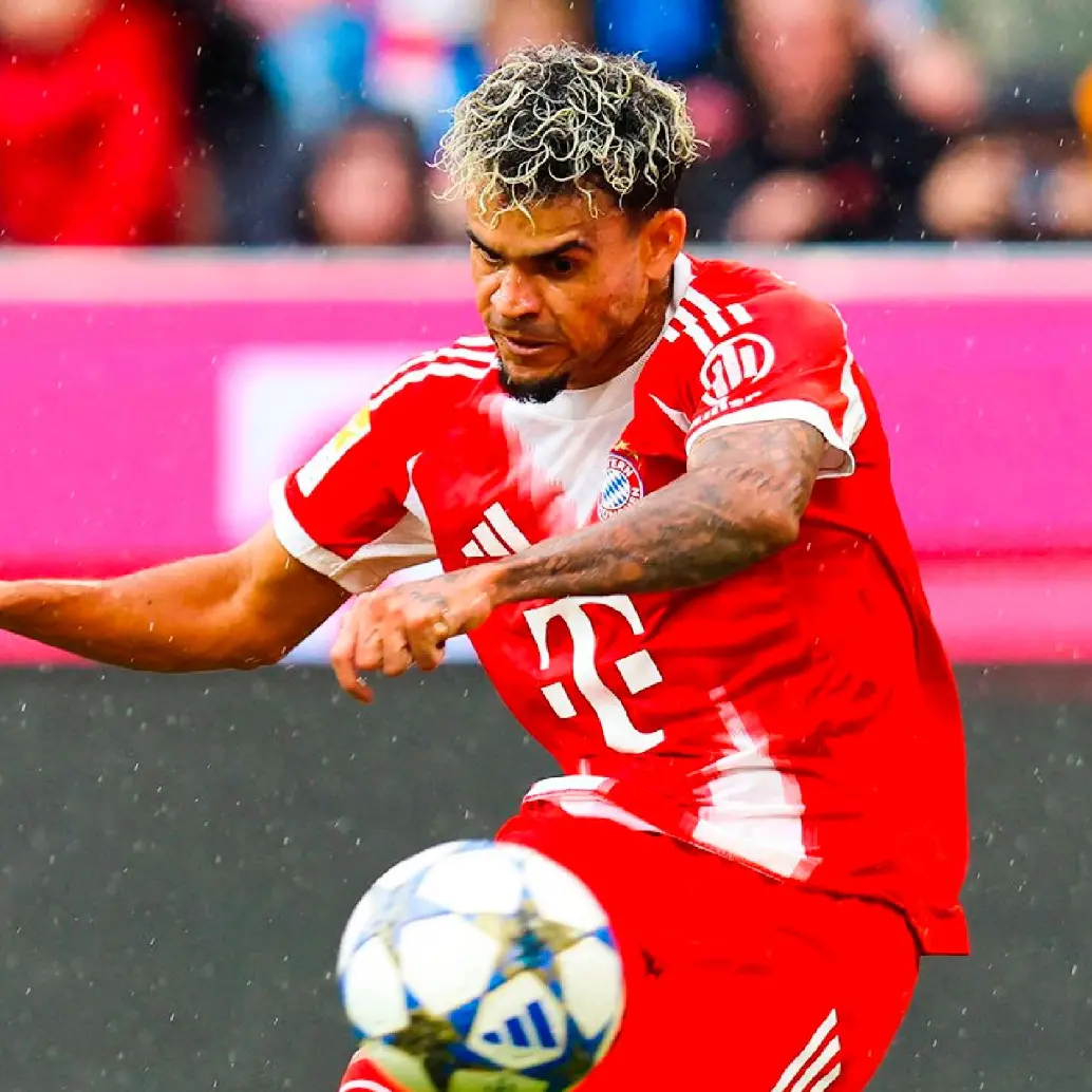 Luis Díaz, la nueva figura del fútbol de Alemania. FOTO X-BAYERN MUNICH