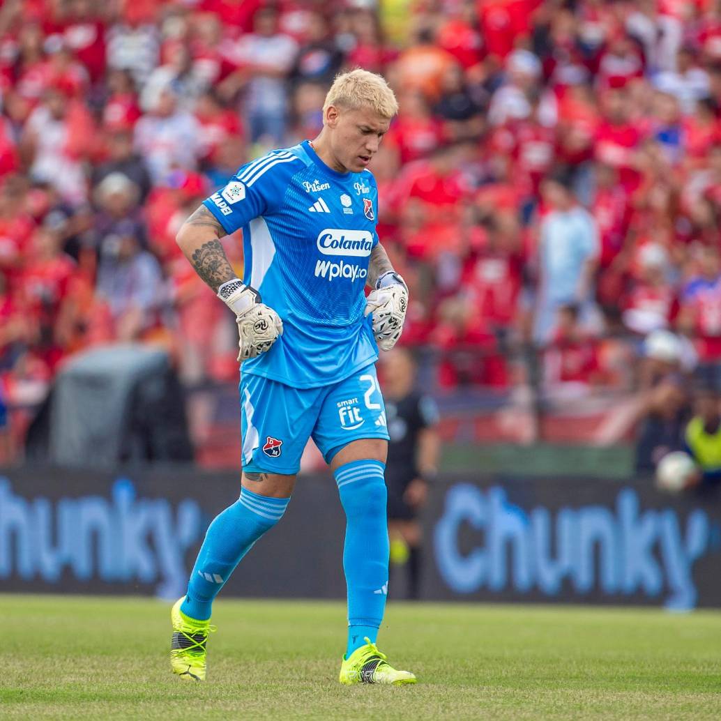 Washington Aguerre ha atajado 17 partidos con el DIM este semestre. En ellos recibió 9 goles. Suma 9 vallas invictas. FOTO: Juan Antonio Sánchez