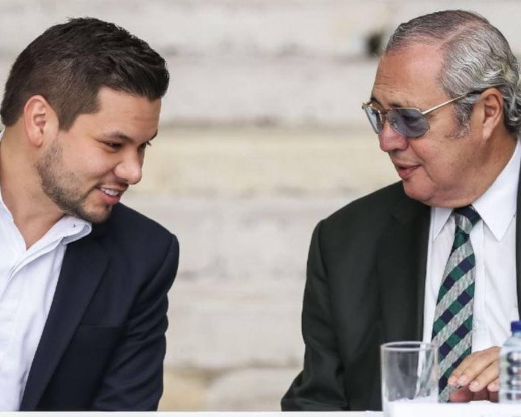 Andrés Calle e Iván Name, expresidente del Congreso que hoy están procesados por el caso UNGRD. Foto: Colprensa