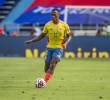 Jhon Arias en la Copa Mundo 2026 Eliminatoria, partido de fútbol Selección Colombia vs Selección Argentina, en el estadio Metropolitano, Roberto Melendez (Barranquilla). Foto: Juan Antonio Sánchez Ocampo.