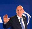 Gianni Infantino, presidente de la Fifa, lamentó las ofensas hacia Kyliam Mbappé por parte de la senadora paraguaya Celeste Amarilla. FOTO AFP