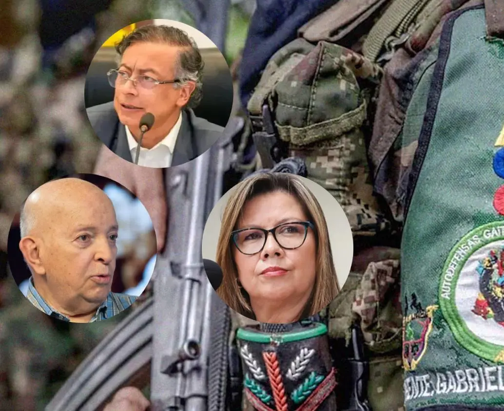 El comisionado de paz, la fiscal general y el presidente Gustavo Petro ‘chocaron’ por cuenta de las órdenes de captura al Clan del Golfo que no se levantaron. Fotos: Colprensa