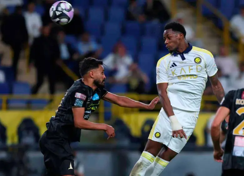 El delantero colombiano Jhon Jáder Durán volvió a marcar en la Liga de Arabia, esta vez en la victoria 2-0 del Al Nassr. FOTO: Tomada de X @AlNassrFC_EN