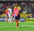 Andrey Estupiñán es el goleador de la Liga Betplay con 13 goles anotados en 19 partidos. FOTO: <b>COLPRENSA</b>