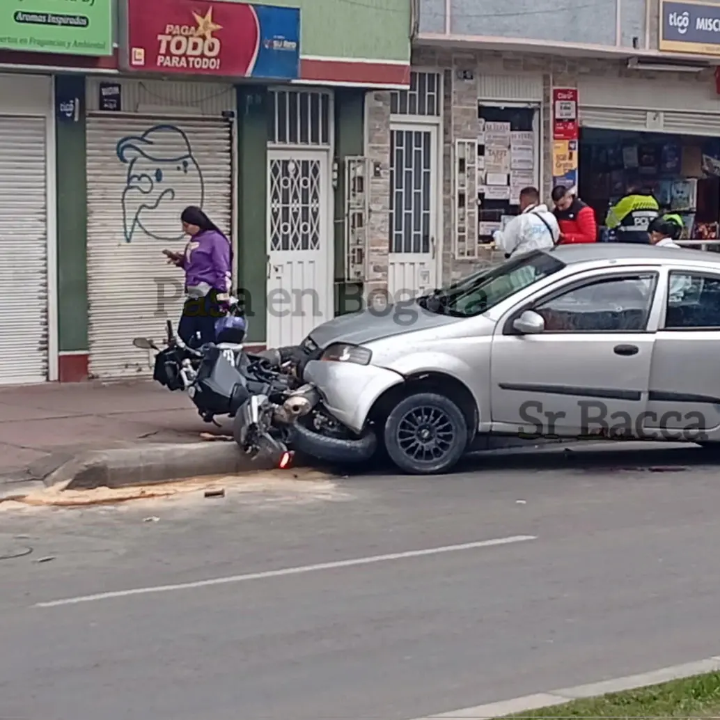 Lugar de los hechos en el barrio Boitá, donde un hombre fue asesinado tras resistirse a un robo en la localidad de Kennedy, en Bogotá. FOTO: Redes sociales. 