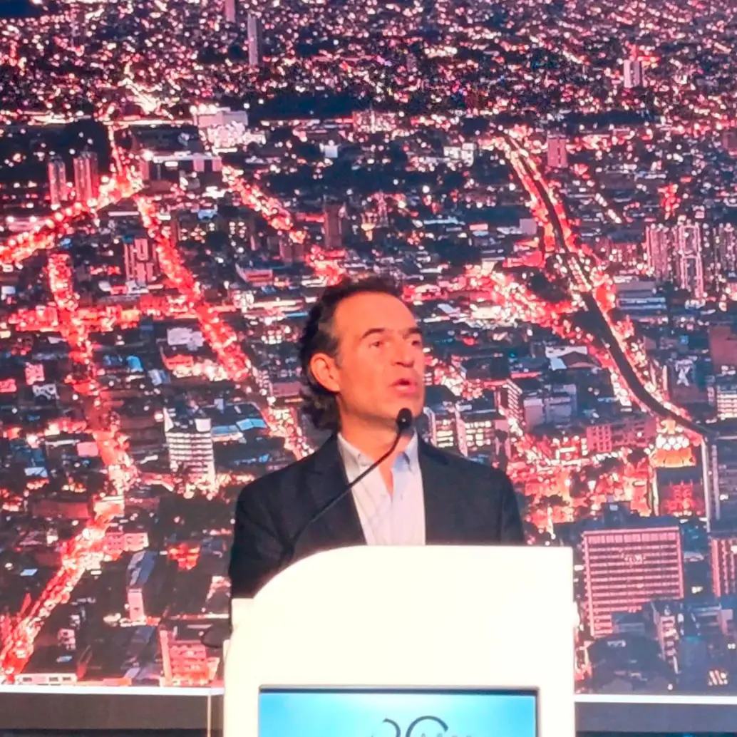 El alcalde de Medellín, Federico Gutiérrez, participó en la apertura del congreso de Fenalco. FOTO Julio César Herrera