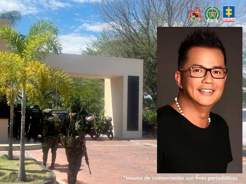 Así fue la operación de registro para embargar uno de los bienes de Charlie Zaa. Participaron el Ejército, la Policía y la Fiscalía. FOTO: CORTESÍA DE FISCALÍA.