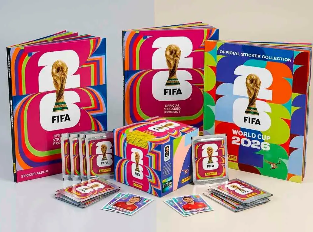 El álbum Panini del Mundial 2026 tiene 102 páginas y 980 láminas, la cifra más alta hasta ahora. FOTO: CREADA CON IA