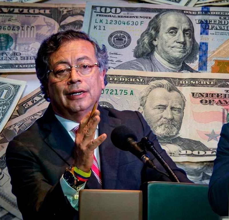 Gustavo Petro, presidente de Colombia, y Daniel Noboa, primera mandatario de Ecuador. FOTOS: COLPRENSA, GETTY Y EL COLOMBIANO