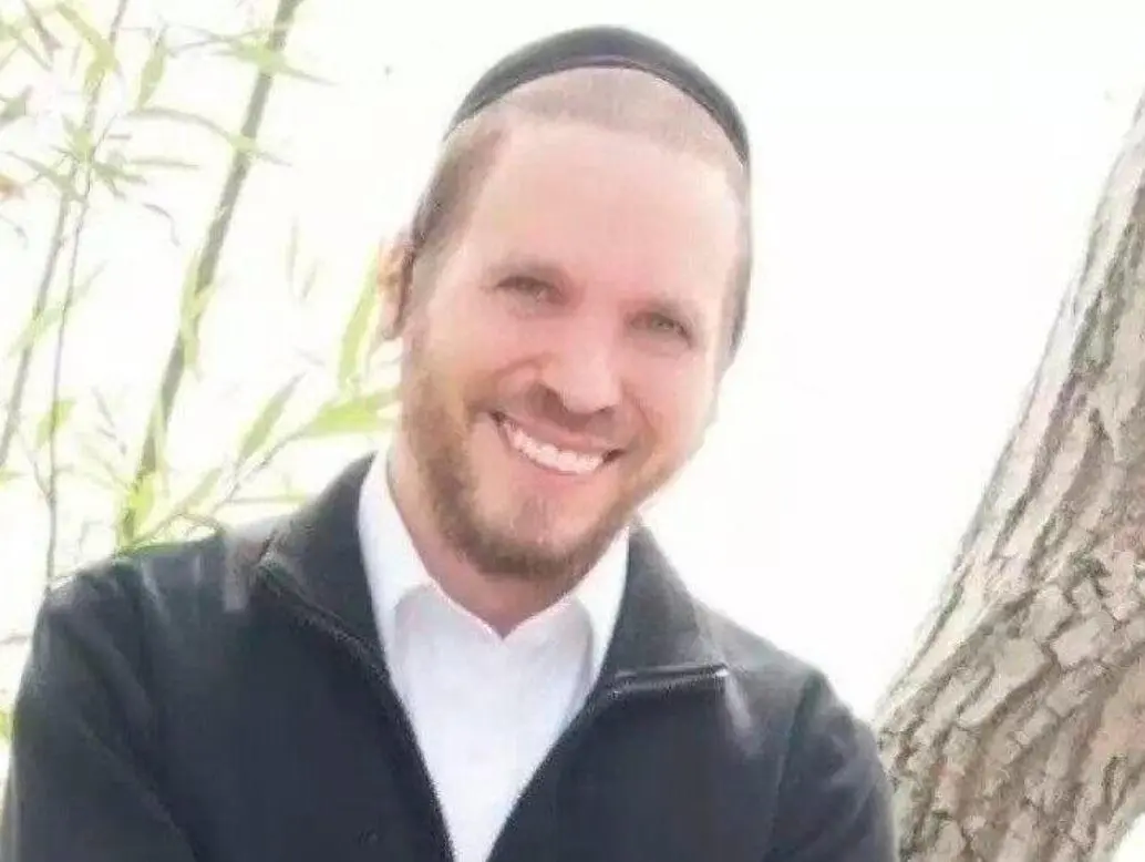 El rabino extranjero Nuchem Yisrael Eber, quien fue asesinado en Bogotá. FOTO: CORTESÍA.