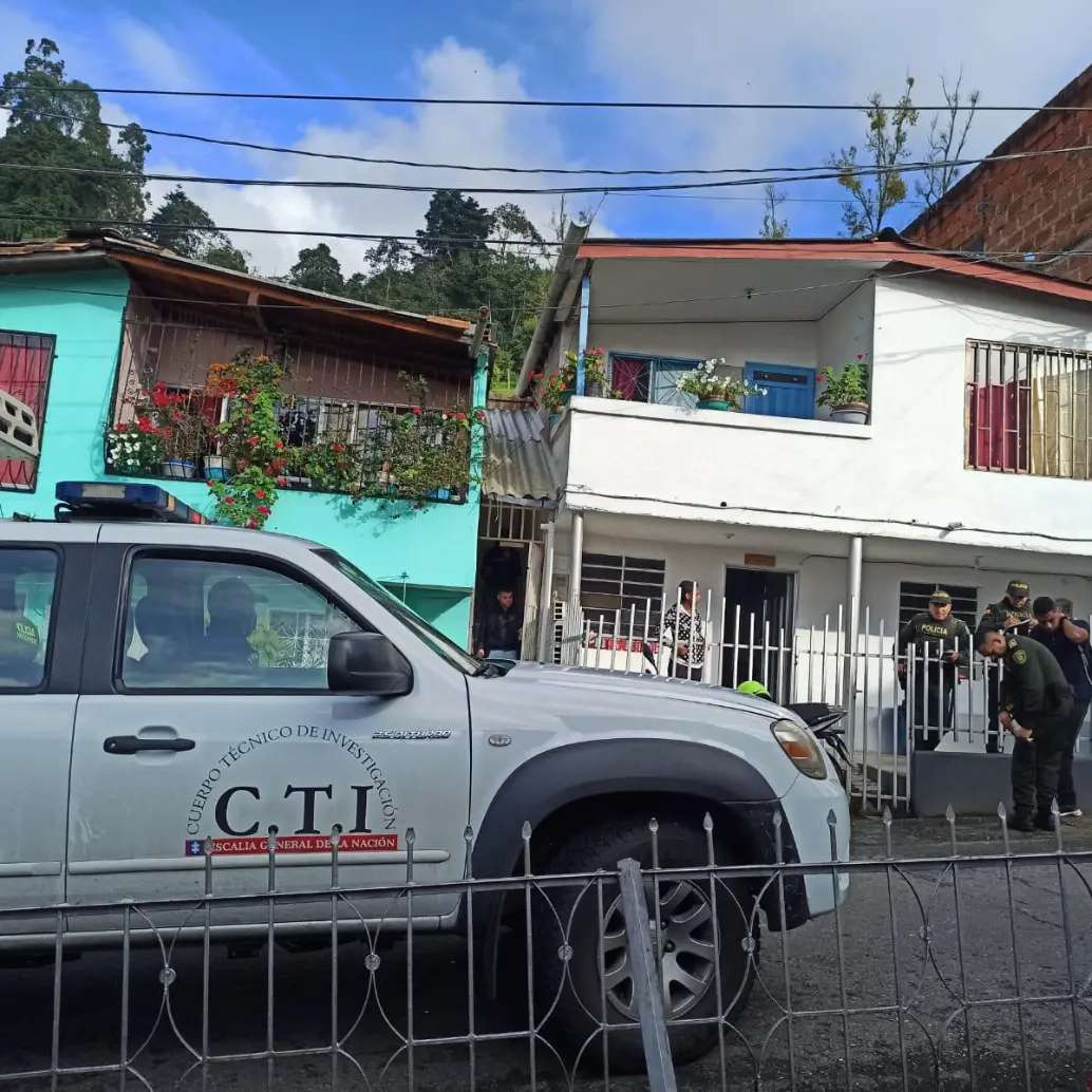 Imagen de referencia de un levantamiento hecho por el CTI de la Fiscalía. Foto: EL COLOMBIANO