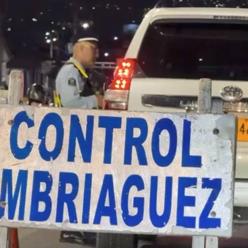 Los operativos de control de embriaguez aumentaron un 7 % este año. Foto: cortesía.
