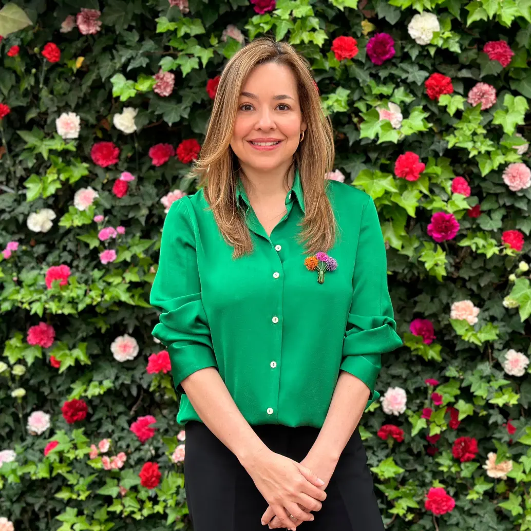 Laura Valdivieso asume la presidencia de Asocolflores con el reto de fortalecer la competitividad y diversificación del sector floricultor colombiano. FOTO cortesía Asocolflores