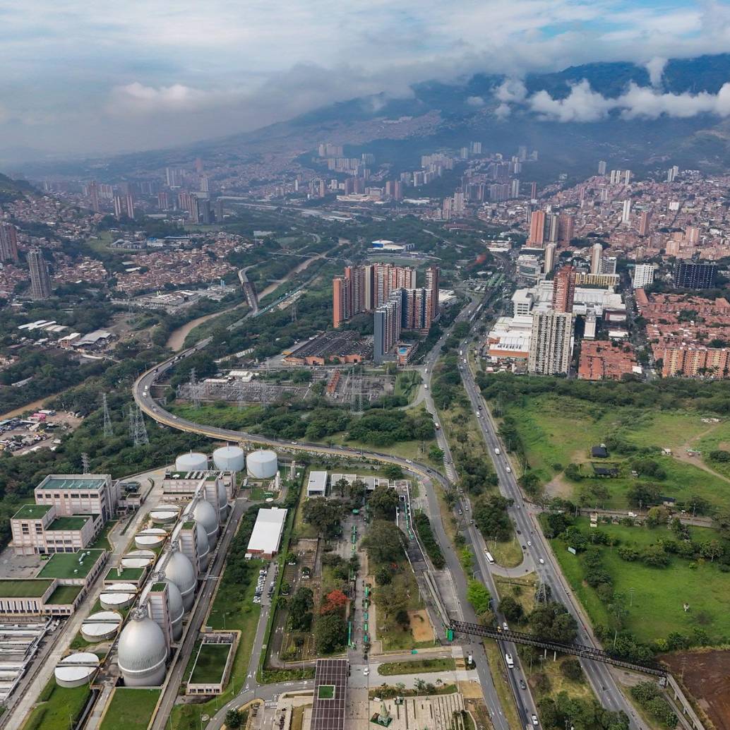 Los trabajos para descongestionar esta zona comprenden el intercambio vial de La Seca (tablero norte – sur) y el Bulevar del Norte. FOTO: Cortesía Alcaldía de Bello
