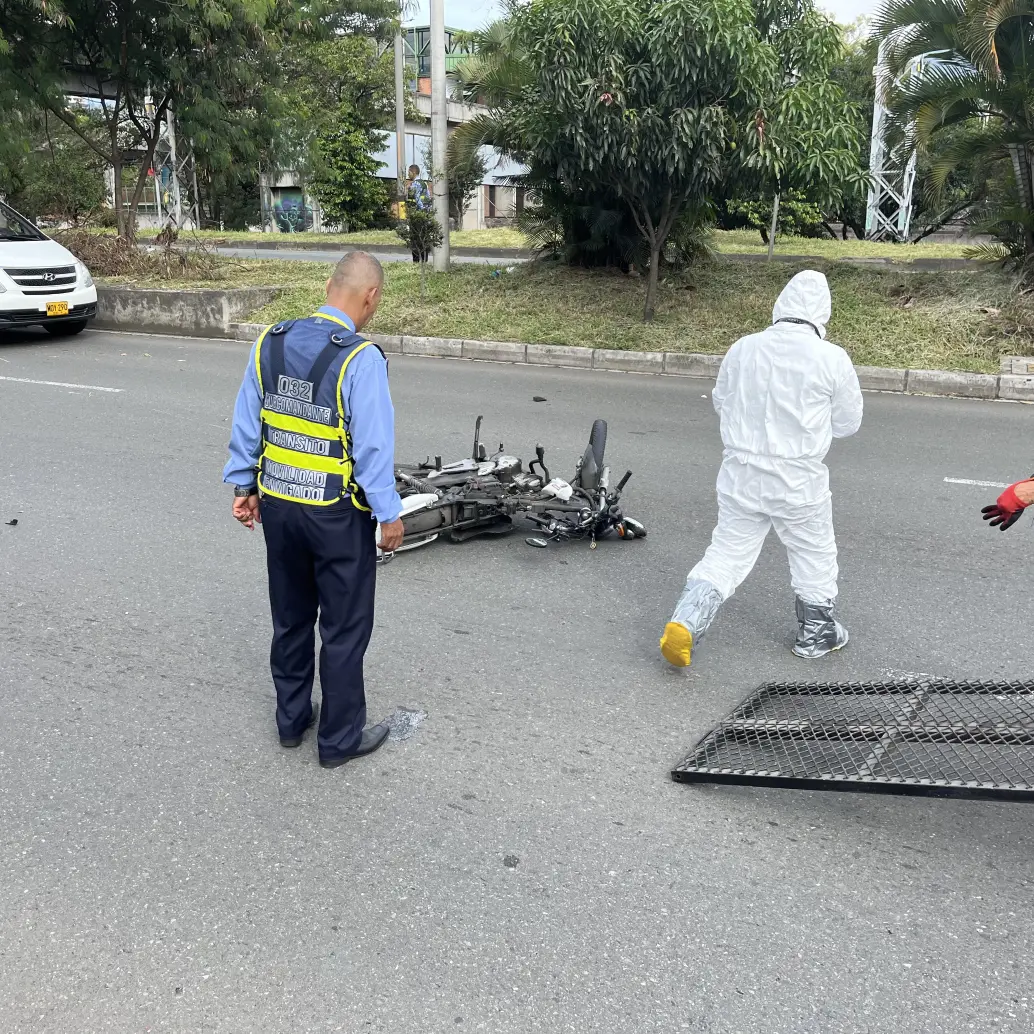 Imagen de referencia ed un accidente de tránsito en vías de Antioquia. Foto: Andrés Felipe Osorio García.