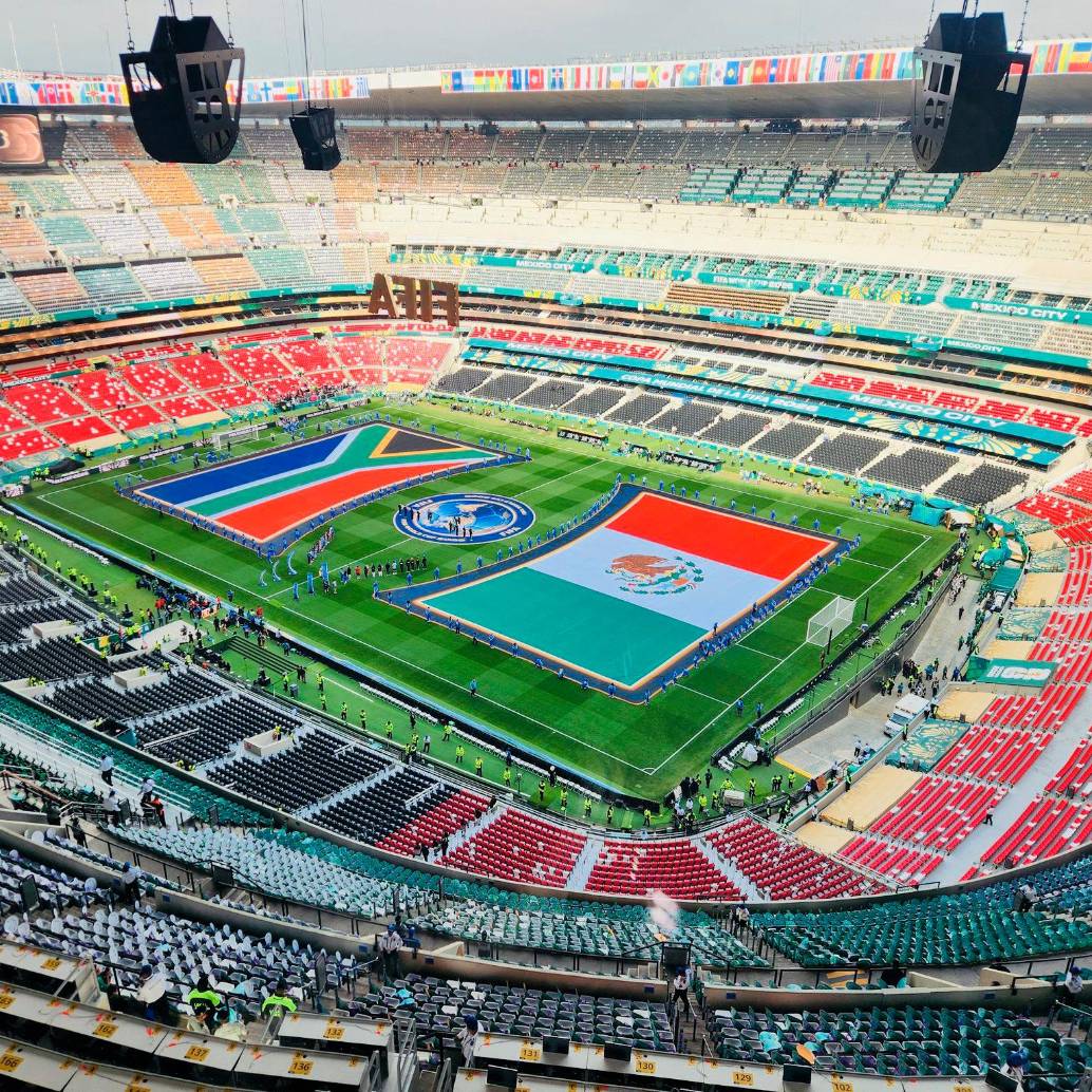 El Mundial 2026 abre el telón en el estadio Azteca. FOTO @CMundial2026