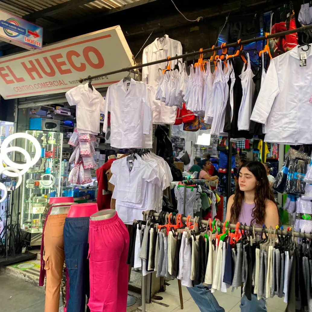 En el sector conocido como El Hueco hay unos 17.000 negocios. FOTO CAMILO SUÁREZ. 