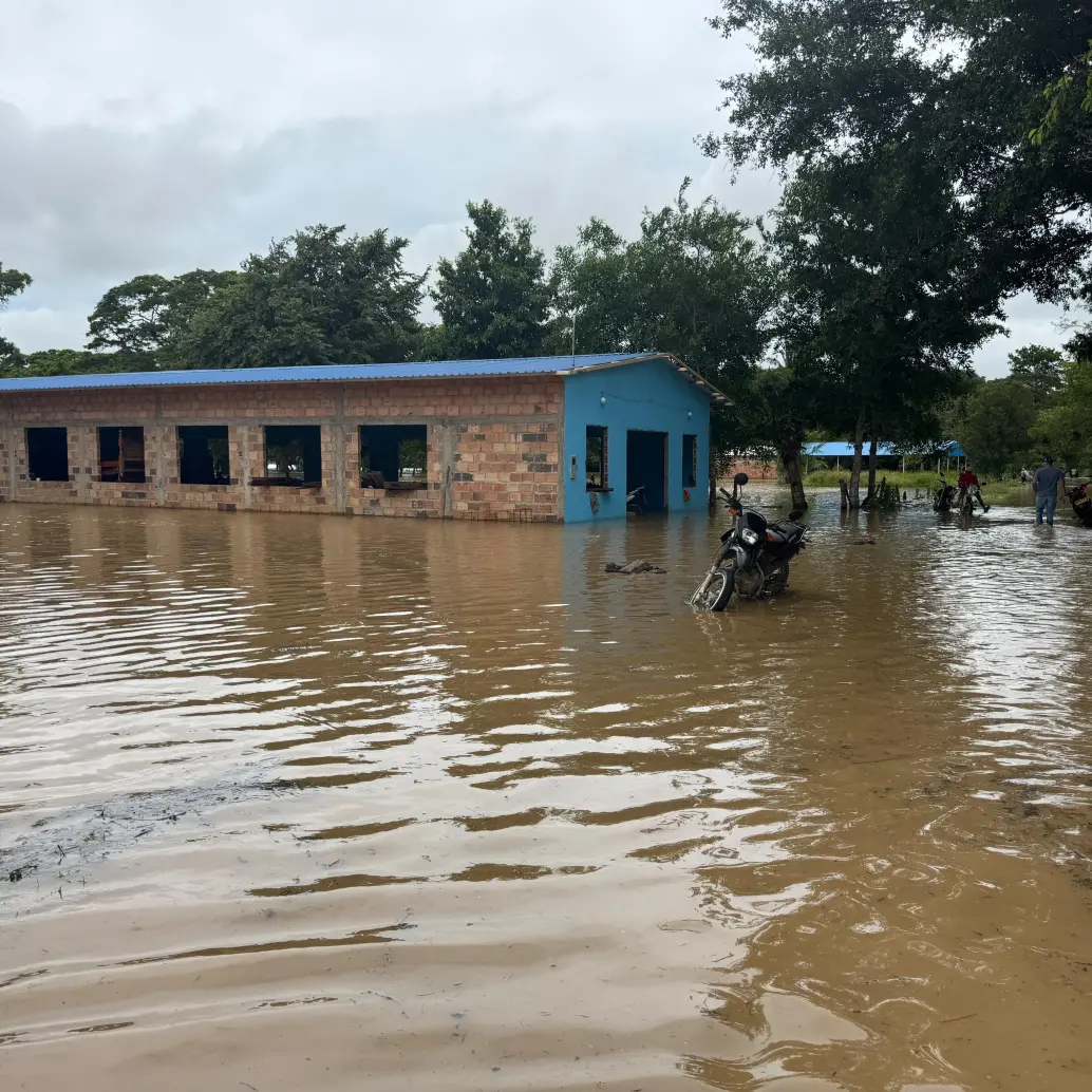 Inundaciones en Arauca y Casanare. FOTO: @UNGRD
