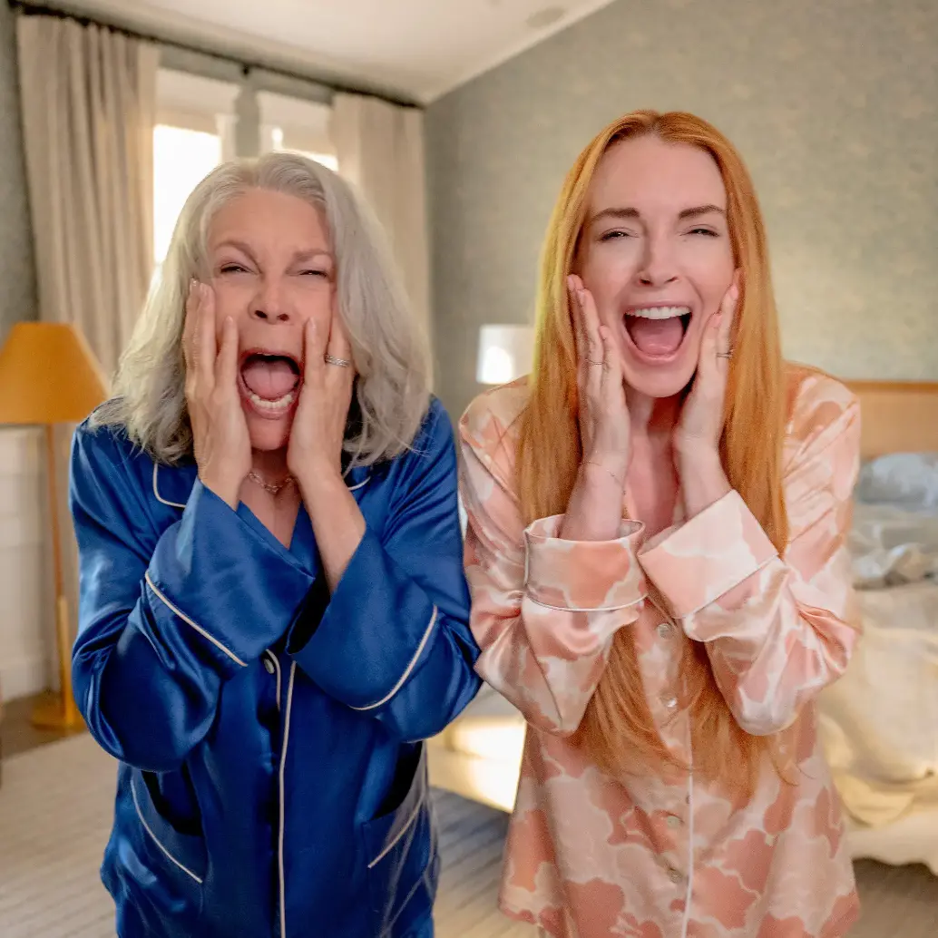 Jamie Lee Curtis y Lindsay Lohan son Tess y Anna Coleman en <i>Otro viernes de locos</i>. FOTO Disney