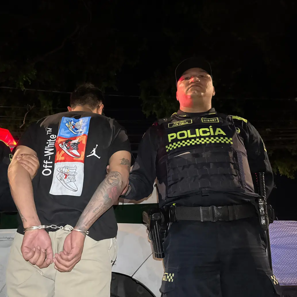 Hombre que se había fugado del centro de retención de La Minorista (Medellín) en 2024 fue recapturado. FOTO: Cortesía Policía Metropolitana