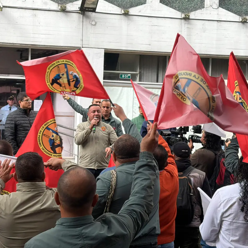 La USO convocó movilizaciones, plantones y planes tortuga durante la negociación de una nueva convención colectiva con Ecopetrol. FOTO TOMADA DE X (@usofrenteobrero).