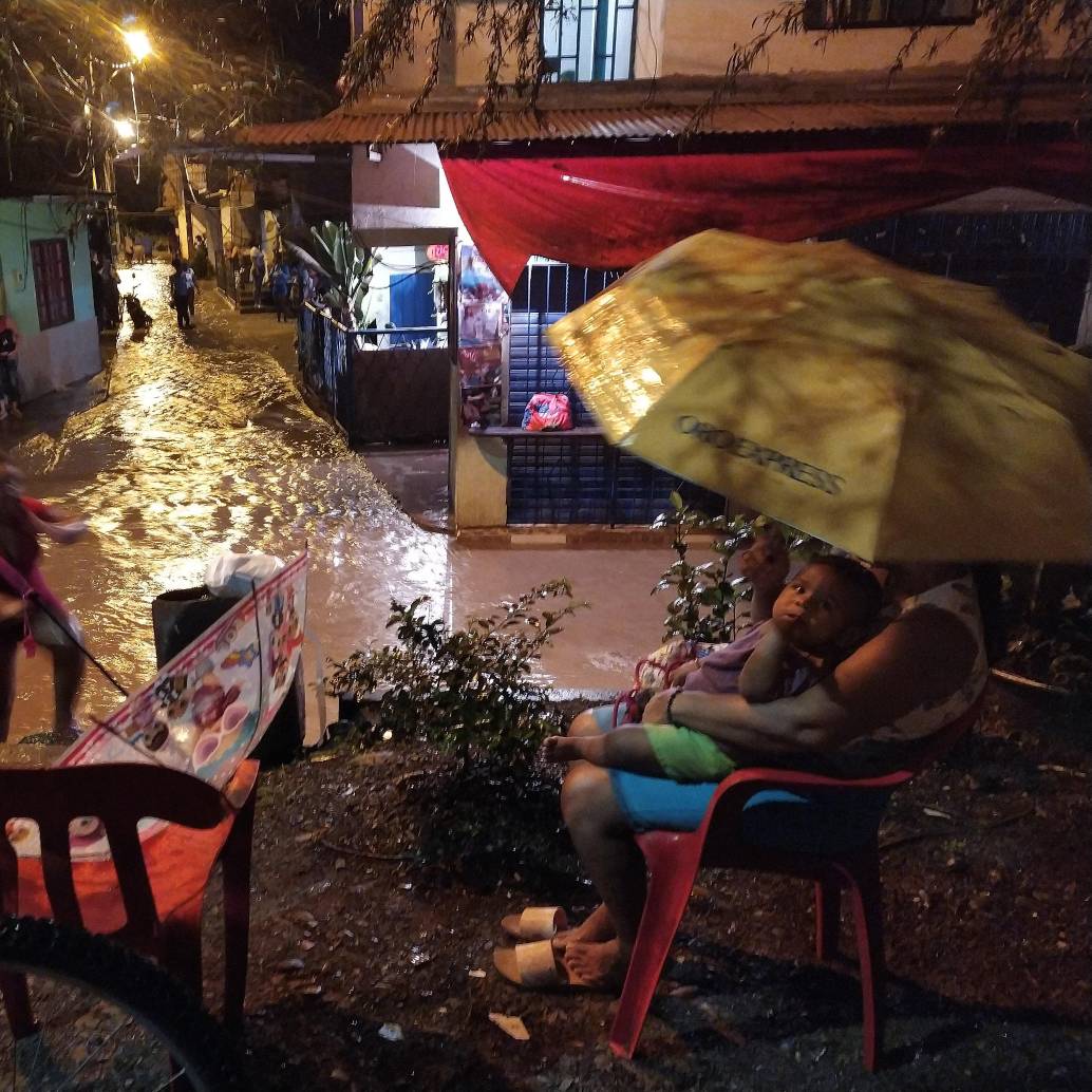 Imagen de referencia de inundaciones en el Urabá antioqueño. Foto: EL COLOMBIANO