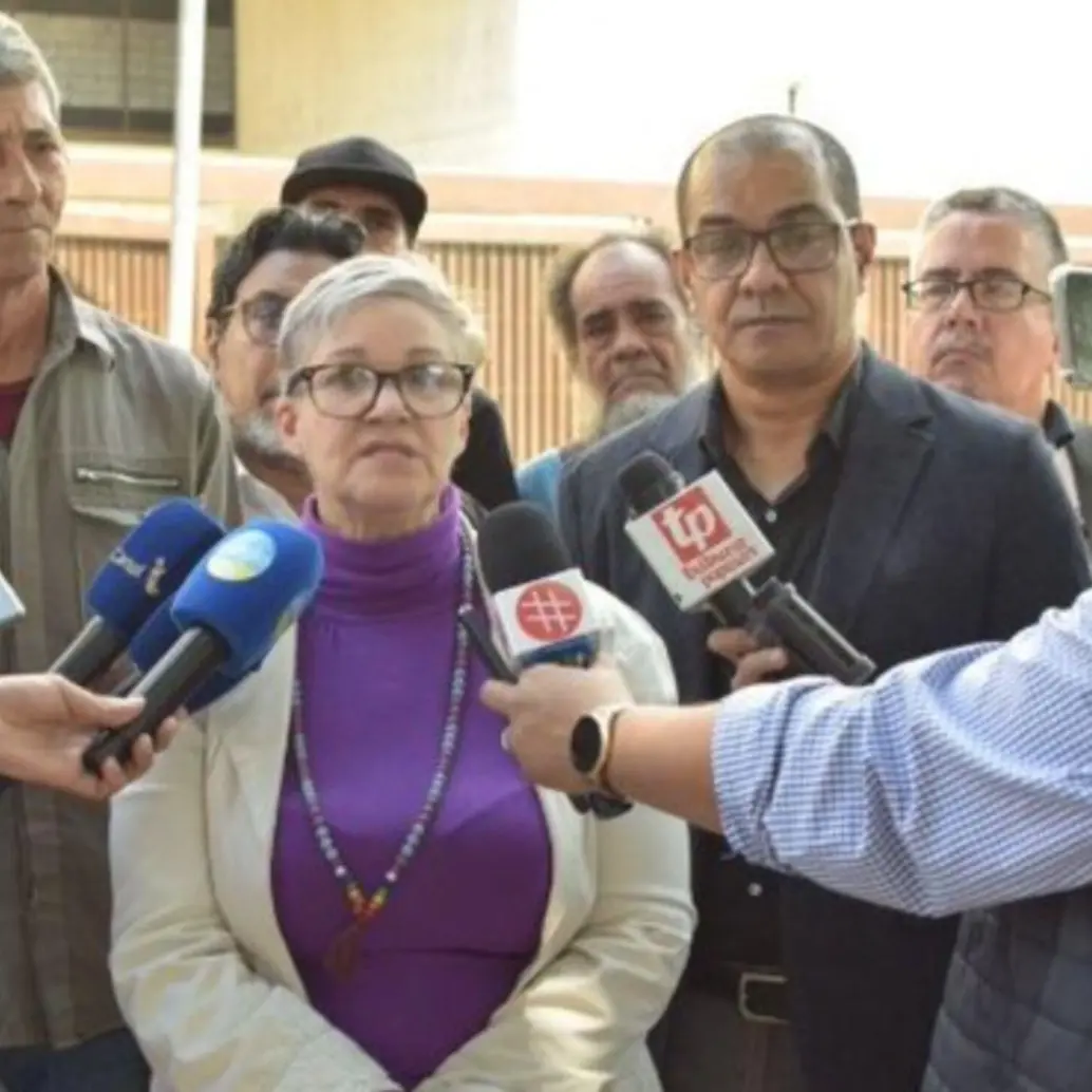 <span class="mln_uppercase_mln">La</span><b><span class="mln_uppercase_mln"> abogada María Alejandra Díaz pide un salvoconducto para salir de Venezuela, donde permanece asilada en la embajada de Colombia en Caracas. FOTO: REDES SOCIALES</span></b>