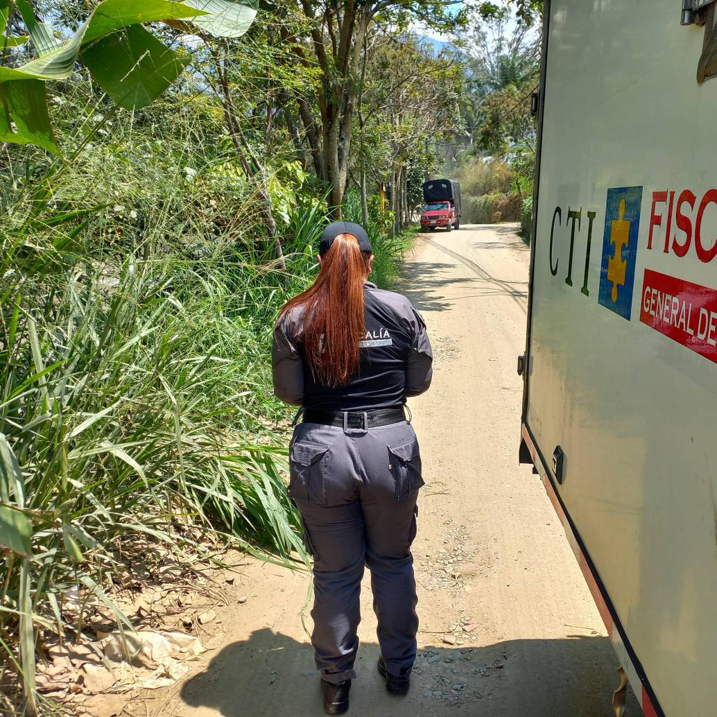 Imagen de referencia del hallazgo de partes humana en Antioquia. Foto: Mauricio Andrés Palacio Betancur.