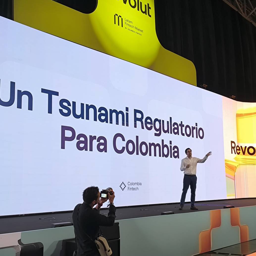 Gabriel Santos, presidente de Colombia Fintech. FOTO: El Colombiano.