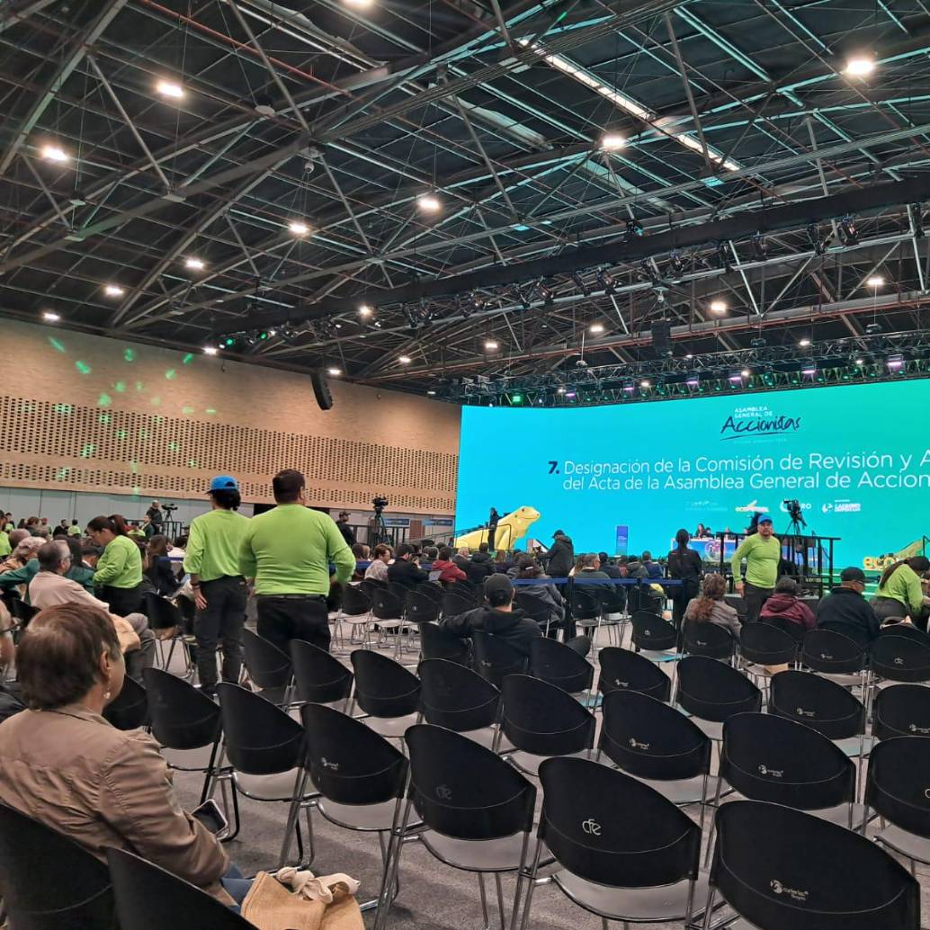 La asamblea decidió asignar $4,9 billones al pago de dividendos y $21,14 billones a la creación de una reserva extraordinaria destinada a la sostenibilidad. Foto: Cortesía