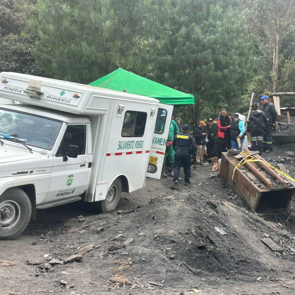 Febrero 7 de 2026. Rescate en mina en Guachetá, Cundinamarca. (Foto: Bomberos de Cundinamarca)