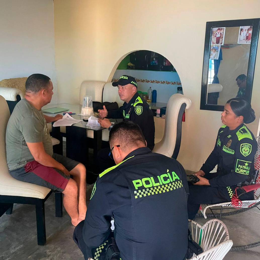 Luis Alberto Suárez ya fue visitado por miembros de la Policía de Córdoba, para coordinar lo relativo a su protección. FOTO: CORTESÍA.