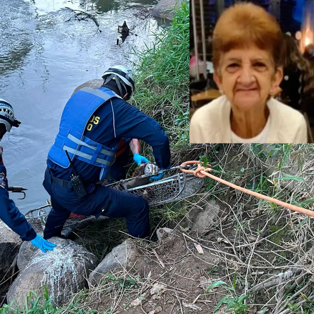 El cuerpo de la señora Otilia Garcés fue rescatada del cauce del río Negro el pasado martes. FOTOS CORTESÍA