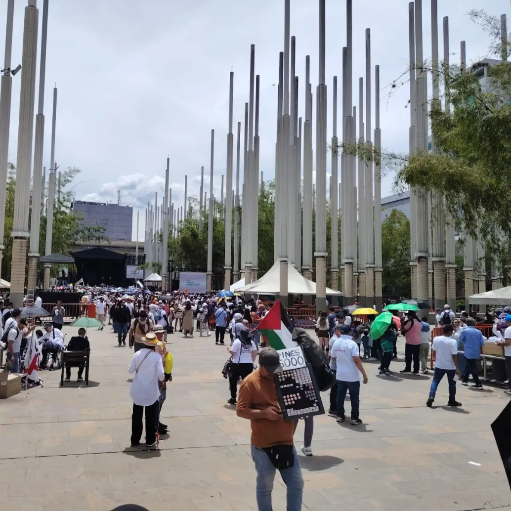 Marchas por el Día del Trabajo en Medellín. Foto: Sandra Segovia- EL COLOMBIANO