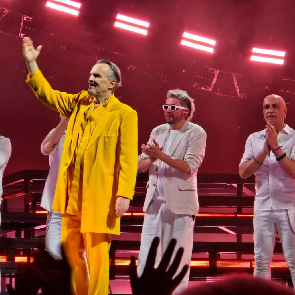 Miguel Bosé, en su presentación en Medellín, este sábado 14 de marzo. FOTO Claudia Arango Holguín