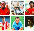 En la imagen aparecen Freddy Rincón, Diego Maradona, Andrés Escobar, José Antonio Reyes, Dubovsky y Juanito, todos con un destino trágico. FOTOS GETTY, AFP Y COLPRENSA