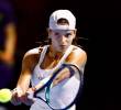 Emiliana Arango en acción en el Abierto de Guadalajara en el que ya es semifinalista. FOTO CORTESÍA FEDECOLTENIS