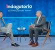 Melquisedec Torres, columnista de EL COLOMBIANO, entrevistó al general (r) Óscar Naranjo. IMAGEN TOMADA DE VIDEO.