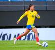 Izabela Cortés es la capitana de Colombia y una de las jugadoras de mayor experiencia en el grupo que dirige Carlos Paniagua. FOTO CORTESÍA FCF