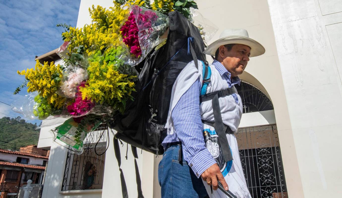 Jorge Iván Agudelo quiere ser el primer silletero ciego que desfile en ...