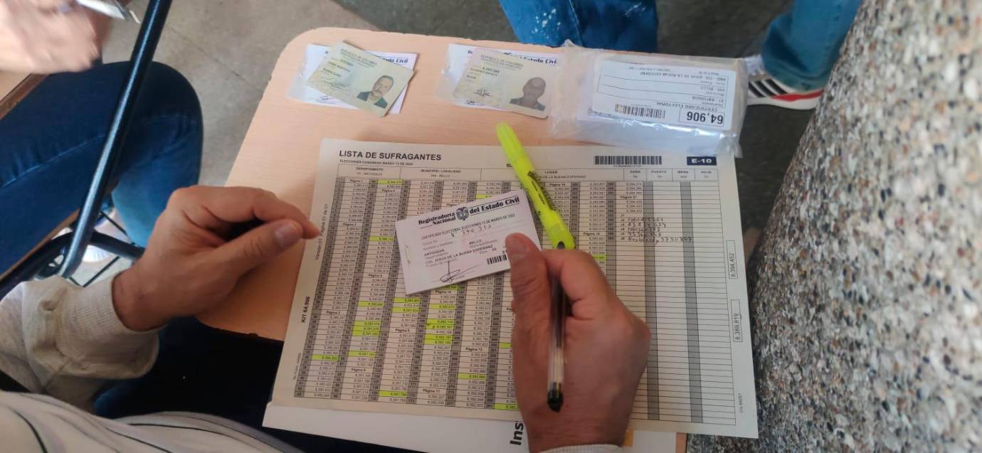 En el país hay habilitados para votar 37,9 millones de personas. Julio Herrera