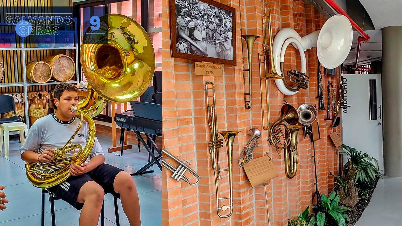 Ahora los retos incluyen integrar este espacio en un plan que genere desarrollo económico en el municipio. “Fomentar el turismo en la región a través del arte, la cultura y el mejoramiento de otros espacios como vías y escenarios deportivos”, enfatiza Wilson. La Escuela es un sueño cumplido para la comunidad y una melodía de esperanza y progreso que apenas empieza. En la foto, personal y estudiantes de la Escuela de Música frente a la obra finalizada. 