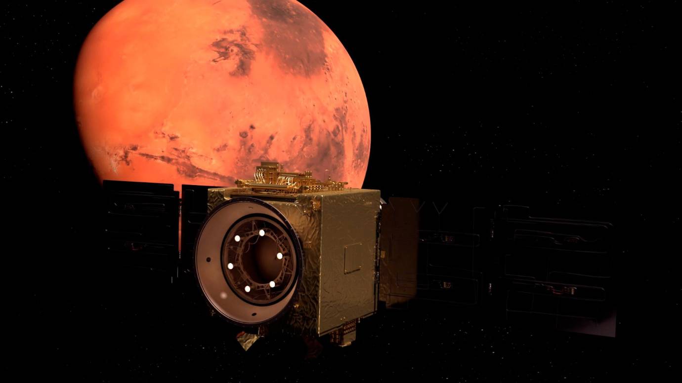 La sonda es una nave totalmente autónoma, con un peso de 1.350 kilos y aproximadamente el tamaño de un auto pequeño. Foto: EFE
